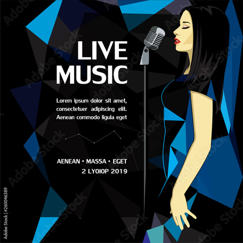Live Music Party Advertising Poster