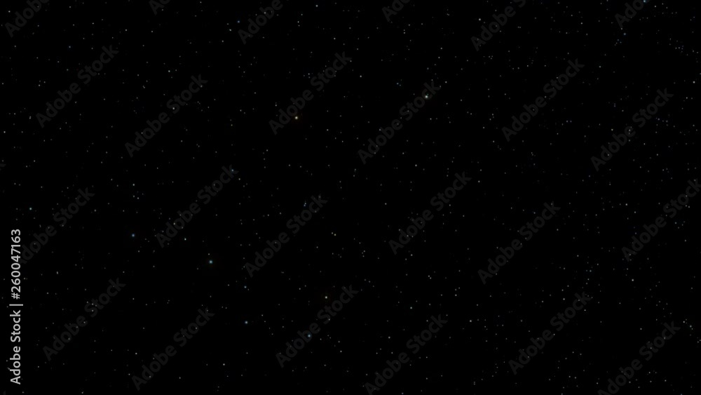 A star field twinkles in a night sky (Loop). A star field twinkles in a night sky (Loop).