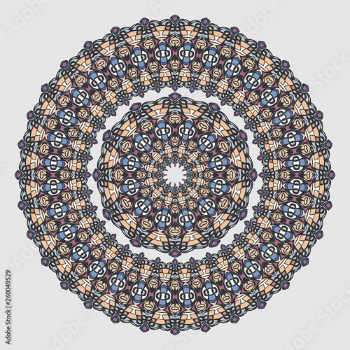  Decorative plate and mandala for interior design. Home decor. porcelain design.