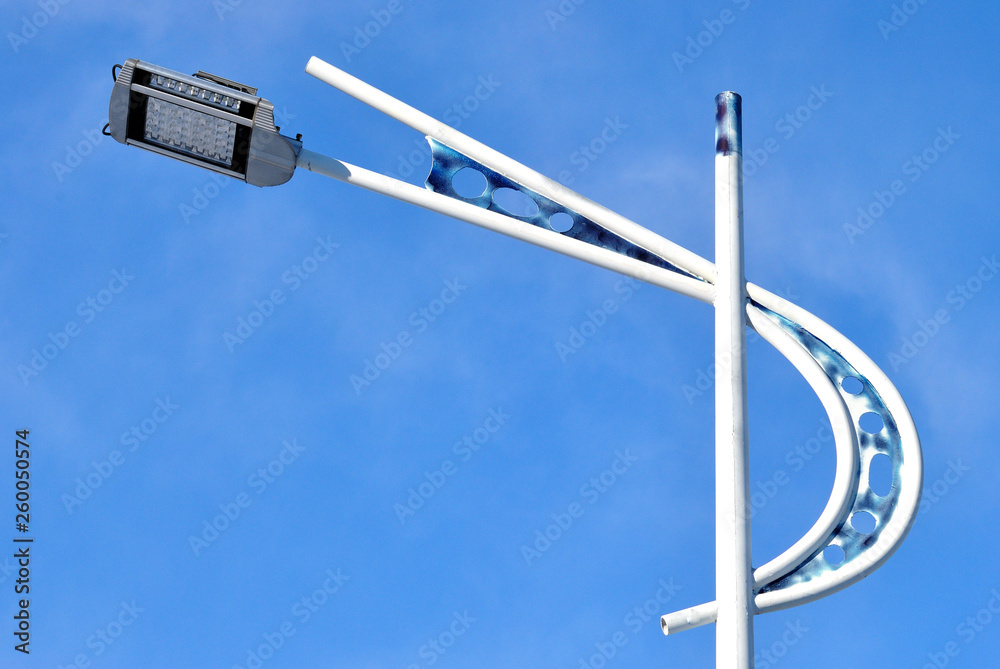 post with blue sky post with blue sky