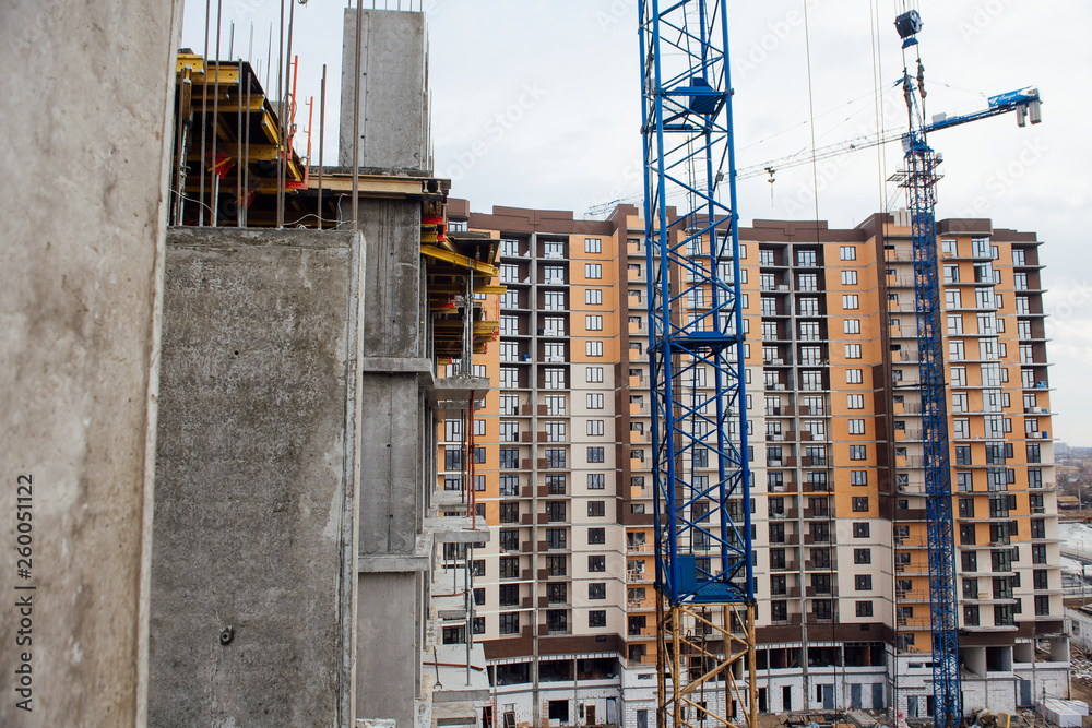 New multi-storey building under construction