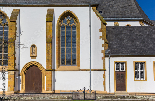 Doors and windows of the Franziskaner monastery in Wiedenbruck, Germany photo