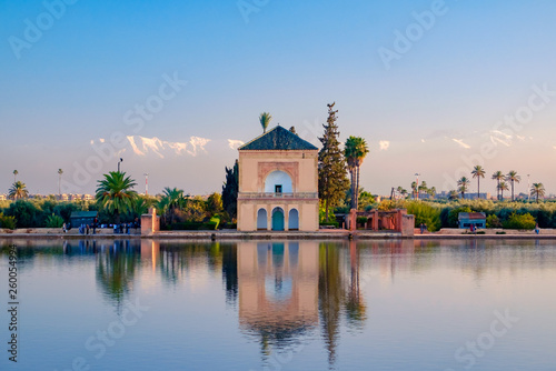 Marrakech Menara Pavilion Fototapet