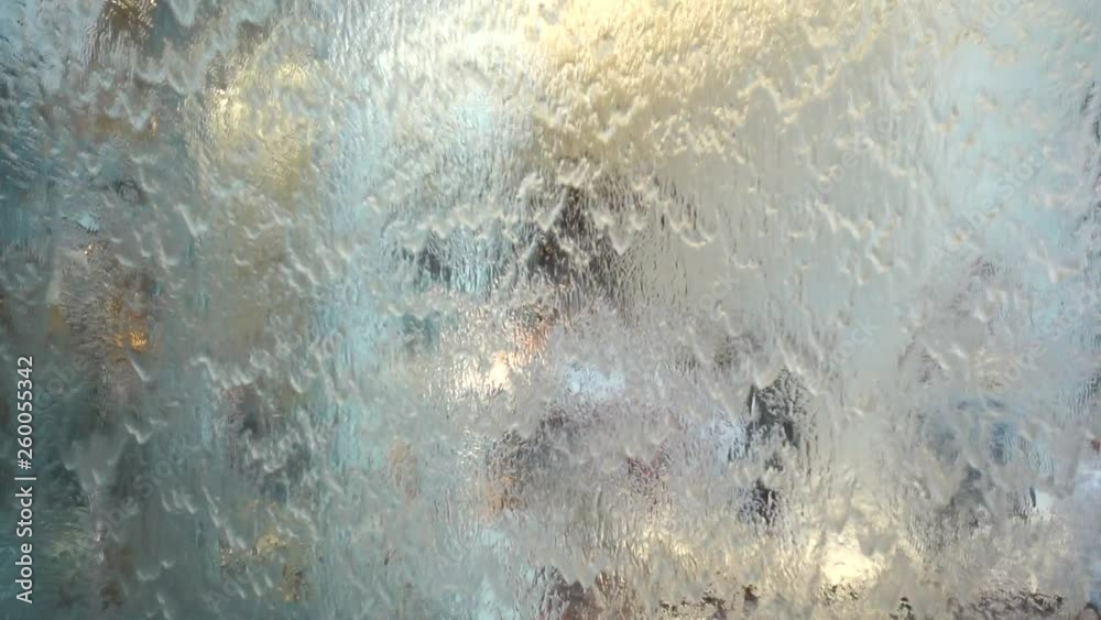HD 1080 super slow water curtain close up water abstract background.