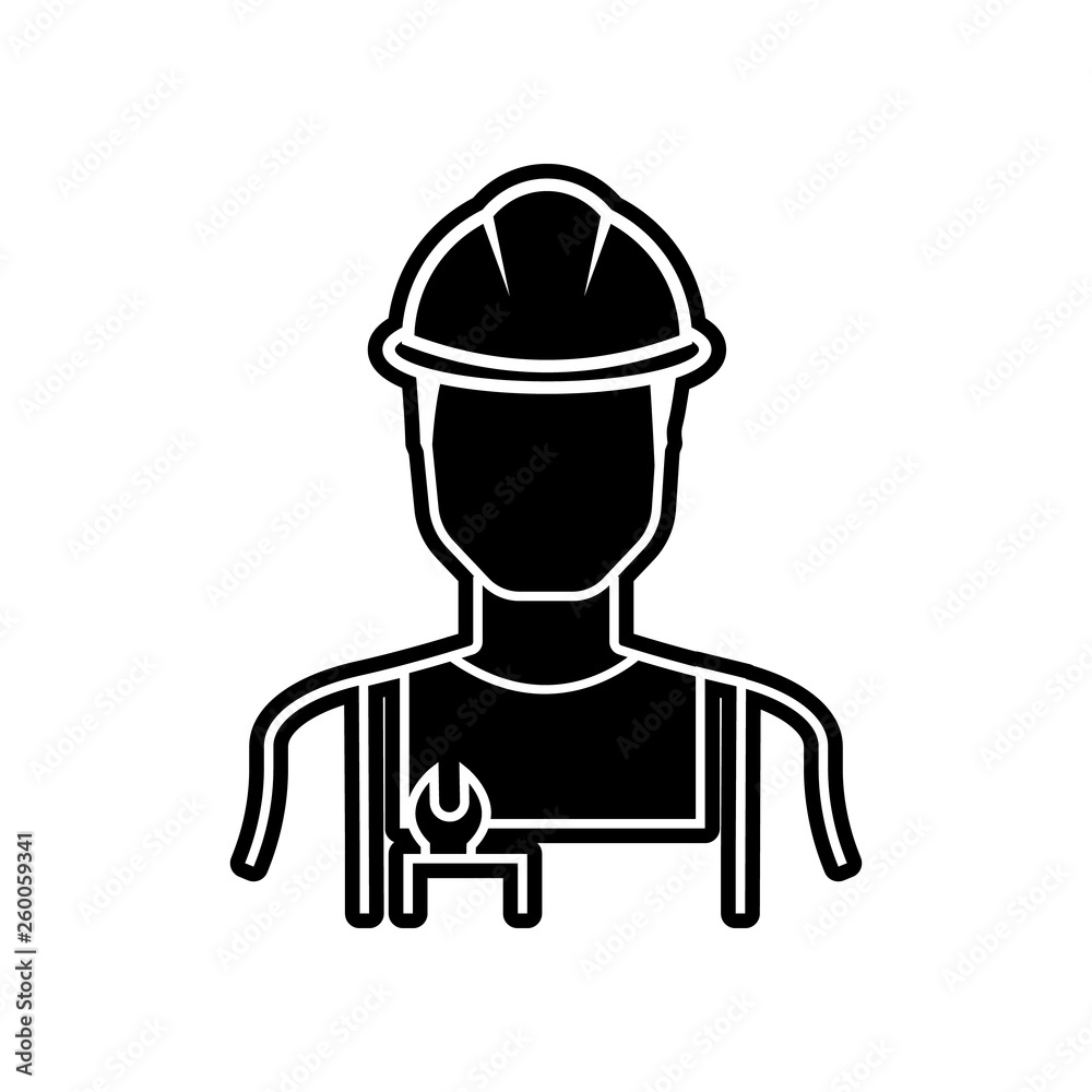plumber icon. Element of Proffecions for mobile concept and web apps icon. Glyph, flat icon for website design and development, app development plumber icon. Element of Proffecions for mobile concept and web apps icon. Glyph, flat icon for website design and development, app development