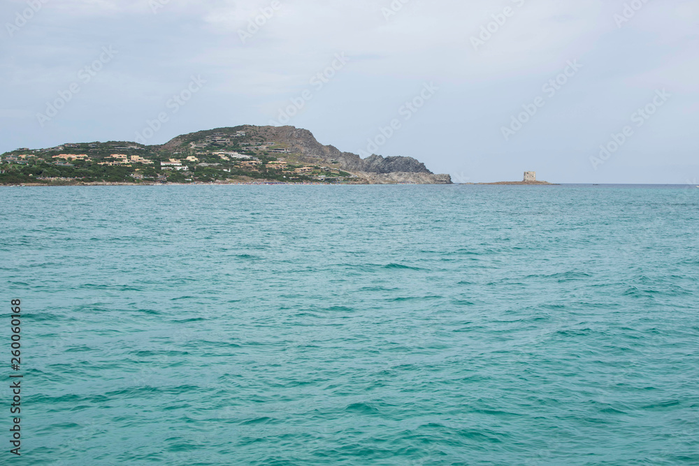 Panorama of the Asinara Island in Sardinia