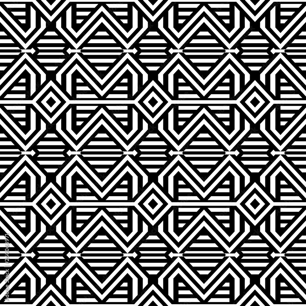 Abstract seamless geometrical pattern. Abstract seamless geometrical pattern.