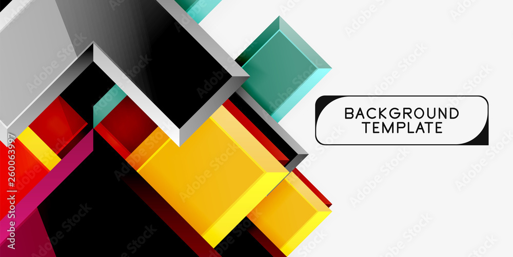 Glossy arrows geometric background Glossy arrows geometric background