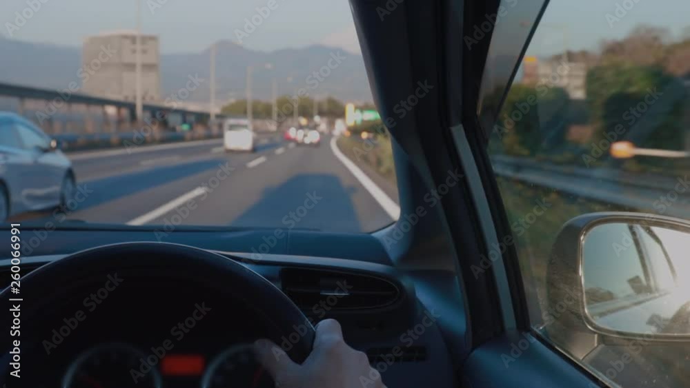 運転席からの景色 Stock ビデオ | Adobe Stock