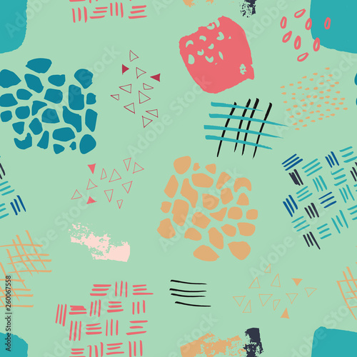 abstract watercolour seamless pattern print background