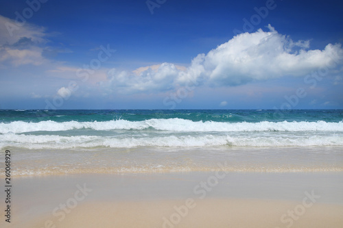 Fototapeta Naklejka Na Ścianę i Meble -  Relax time beautiful sea background in Thailand