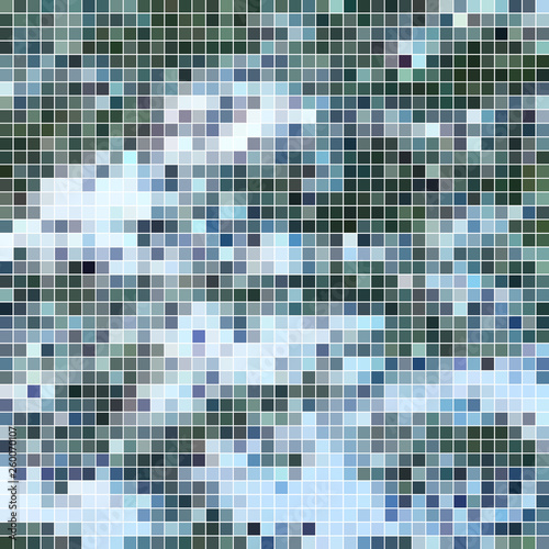 abstract vector square pixel mosaic background