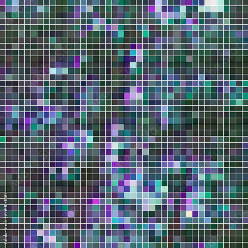 abstract vector square pixel mosaic background