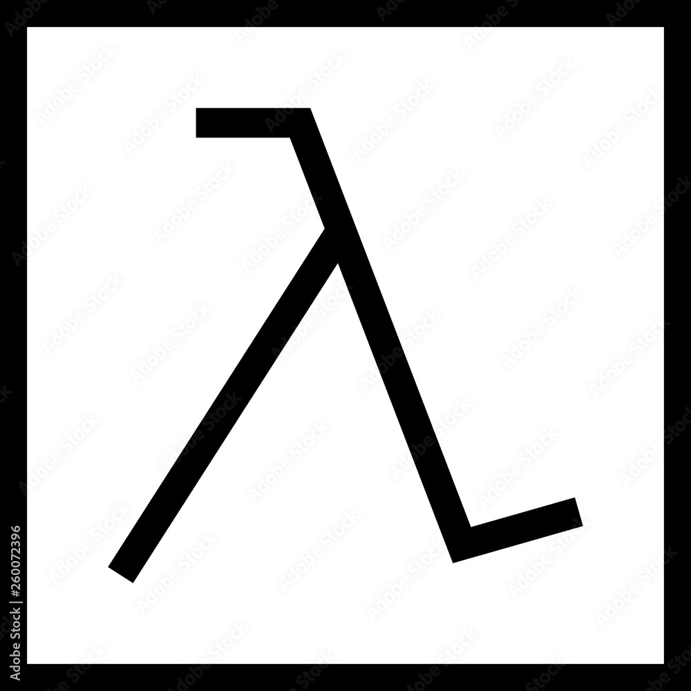 Modern application icon in black and white Modern application icon in black and white