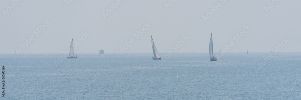 Obraz premium Segelboote auf dem Bodensee