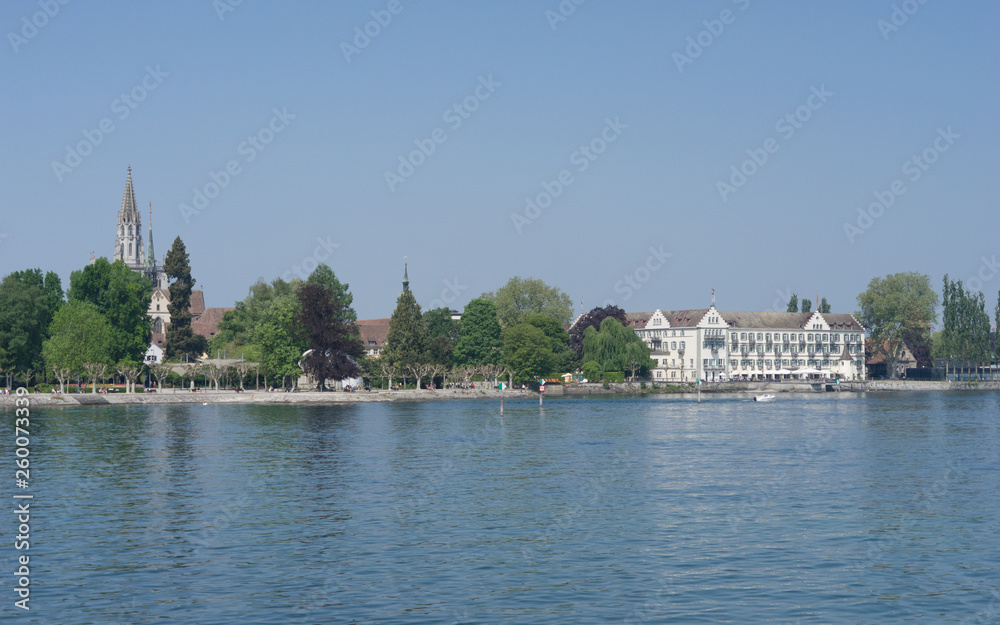 Stadtpanorama Konstanz am Bodensee
