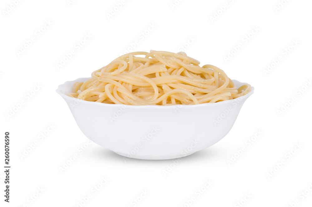 Tasty Pasta in bowl isolated on white background. Tasty Pasta in bowl isolated on white background.