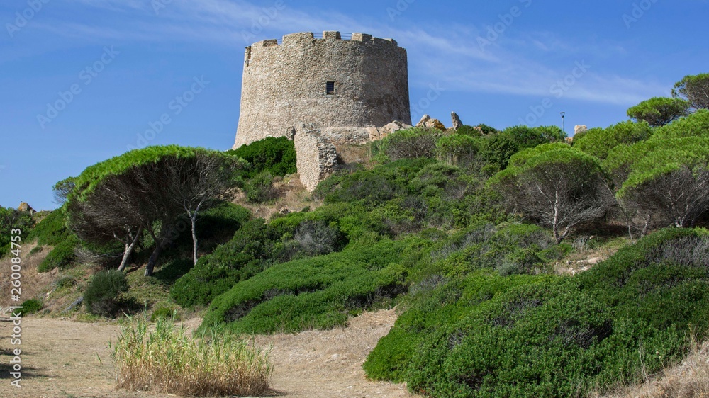 Tower of Longosardo in Santa Teresa di Gallura