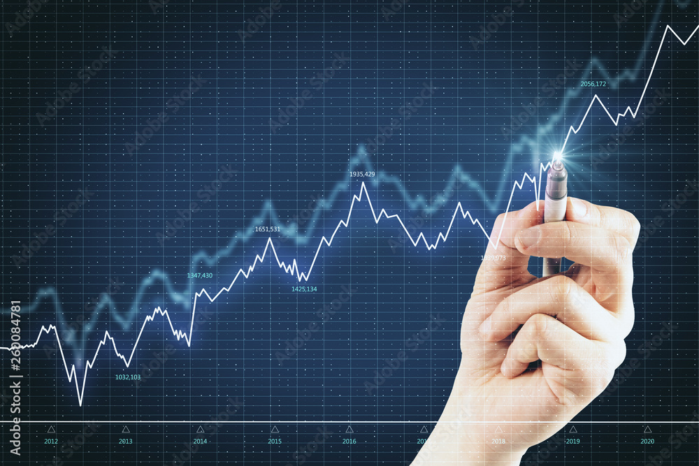 Trade and invest concept Trade and invest concept