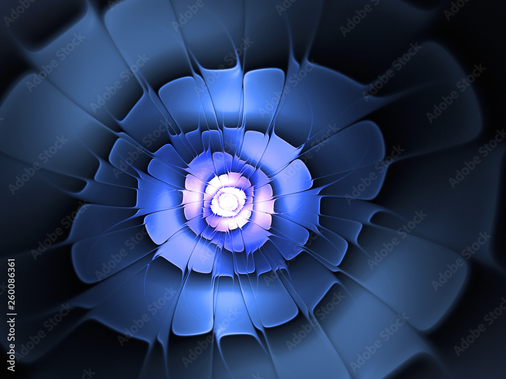 Obraz premium abstract flower fractal shape