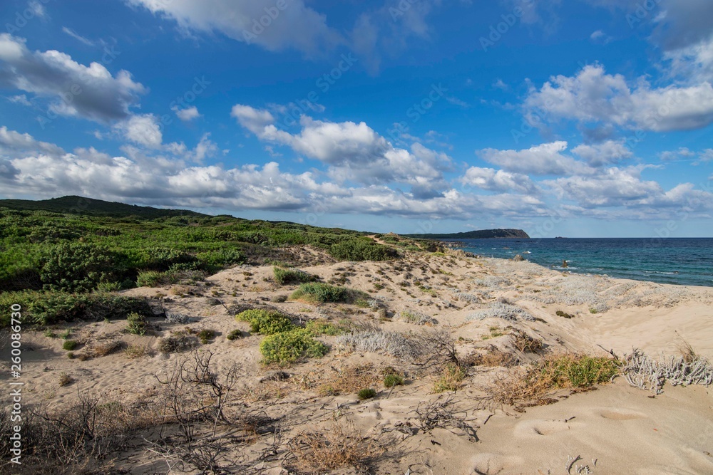 Panorama of Rena di Matteu Beach