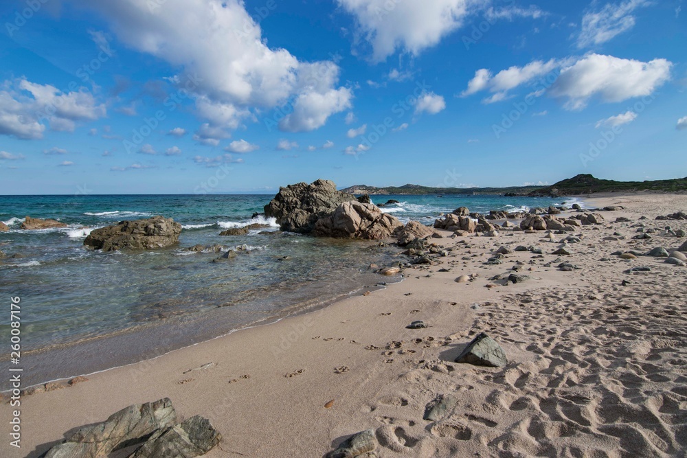 Panorama of Rena di Matteu Beach