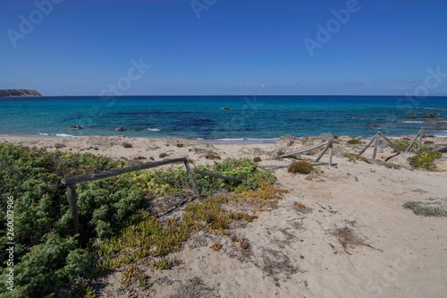 Fototapeta Naklejka Na Ścianę i Meble -  Panorama of Rena di Matteu Beach