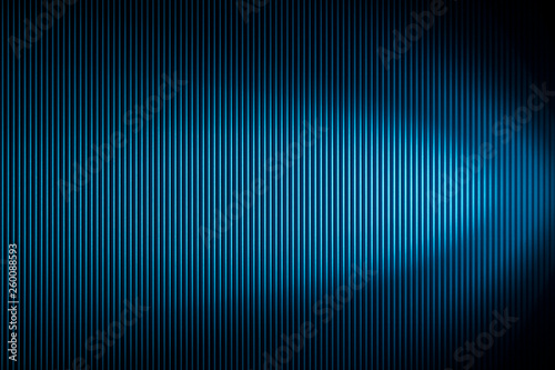 Texture and background of corrugated cardboard blue for decoration, for text design, for a template
