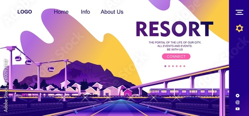 small resort town