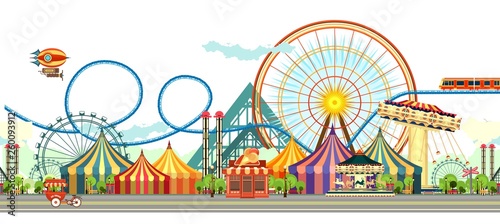 Amusement park circus