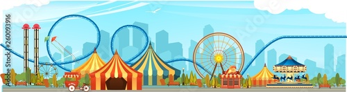 Amusement park circus