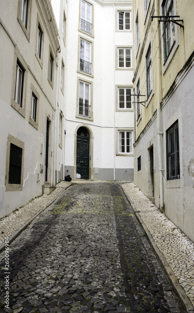 Alley with stairs lisbon