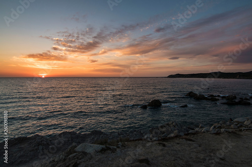 Sunset on the Rena Majore Beach © McoBra89