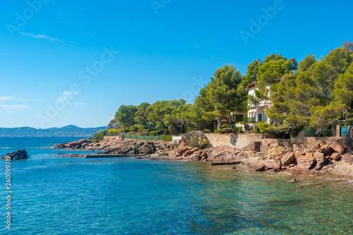 Coastal landscape near Saint-Raphael