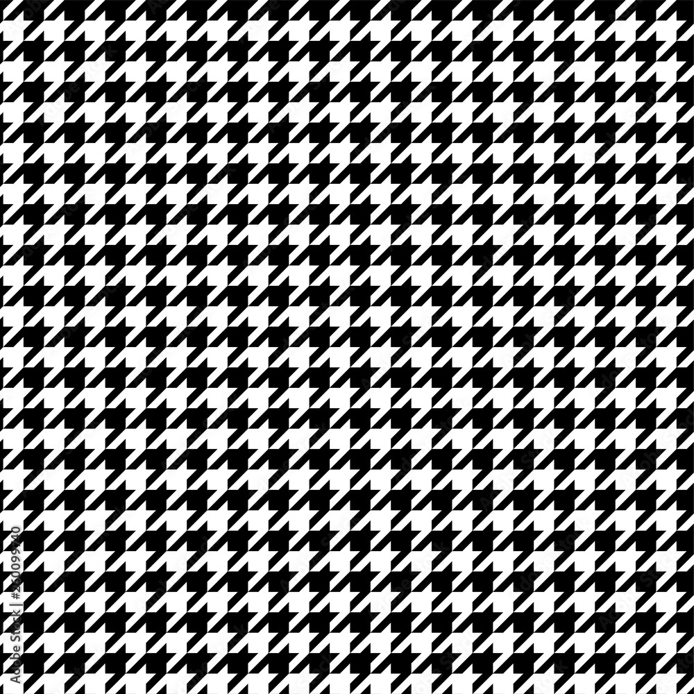 Black and white pattern Houndstooth seamless pattern black and white Black and white pattern Houndstooth seamless pattern black and white