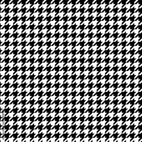 Black and white pattern Houndstooth seamless pattern black and white