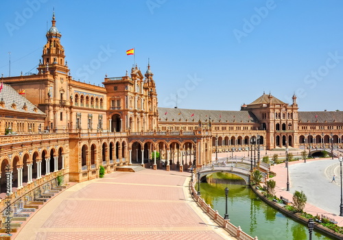 Spain square in Seville, Spain