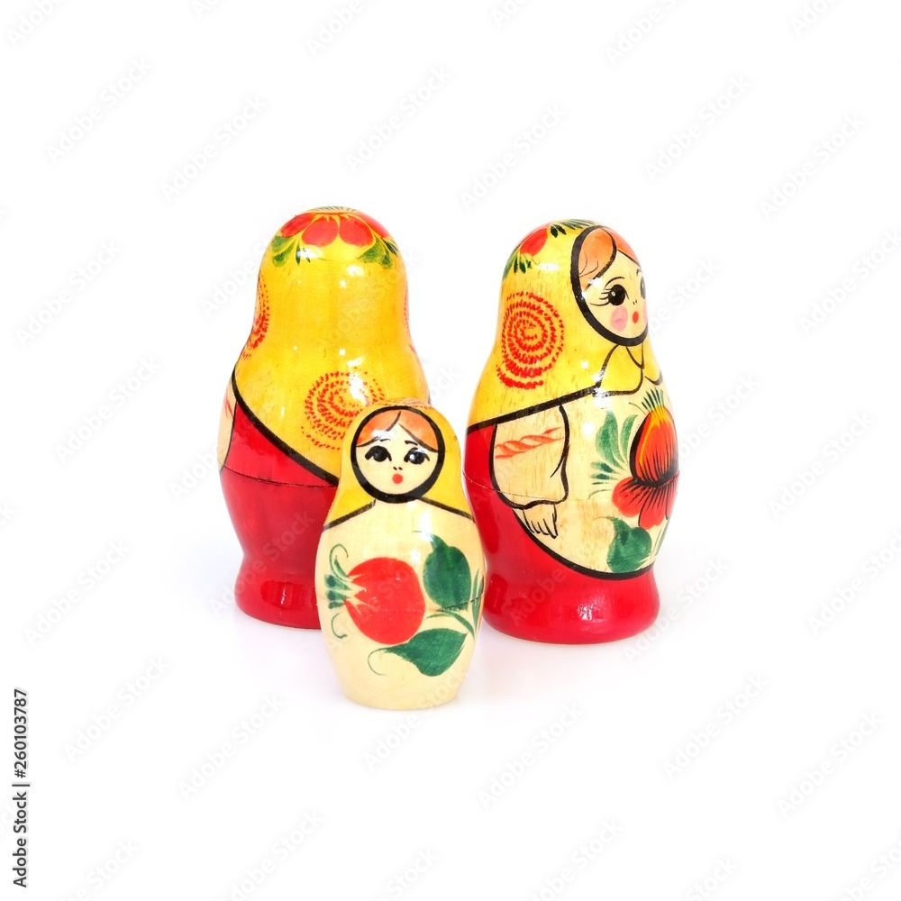 Traditional Russian wooden toy 