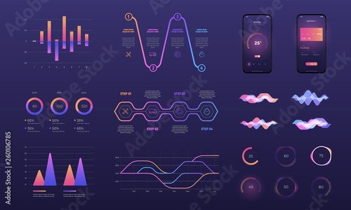 Infographics design vector and marketing icons can be used for workflow layout