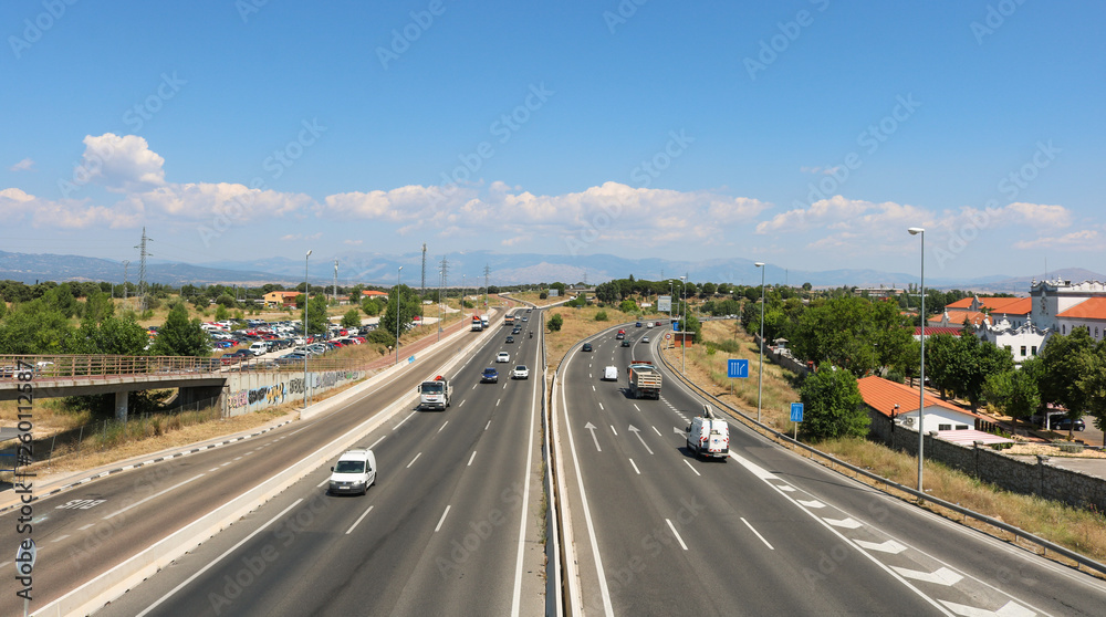 View on the highway from El Goloso
