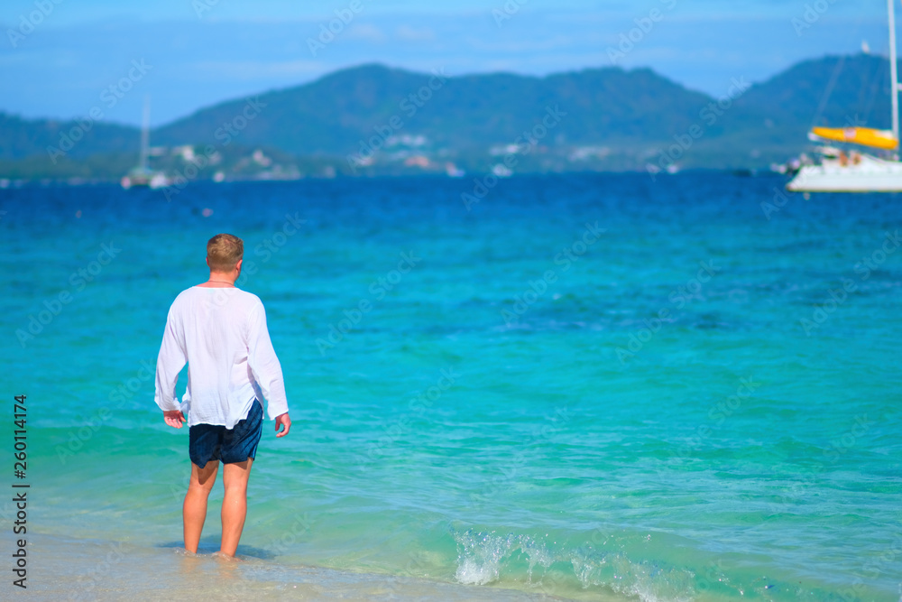 the guy is back on the beach the guy is back on the beach