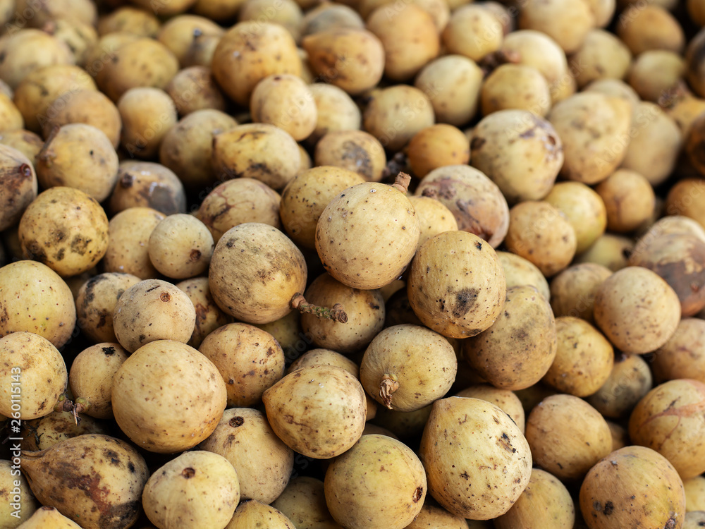 southern langsat, bunch of Southern langsat fruit as background southern langsat, bunch of Southern langsat fruit as background