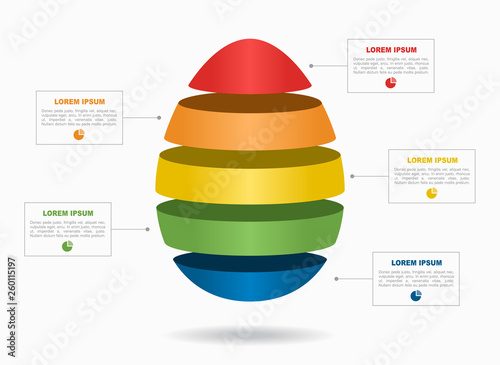 Infographic design template with place for your data. Vector illustration.
