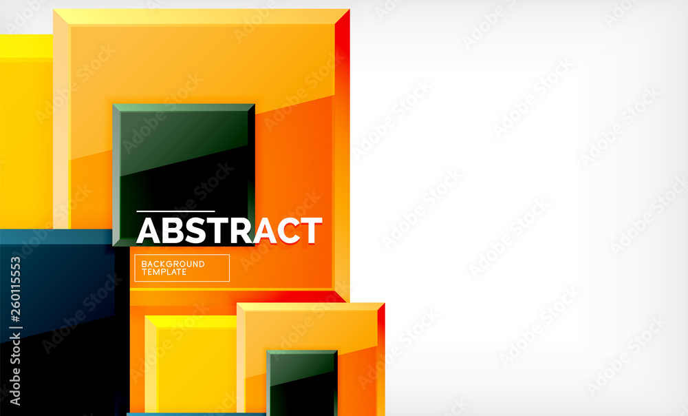 Square geometrical background