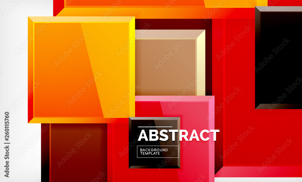 Square abstract background, glossy geometric design Square abstract background, glossy geometric design