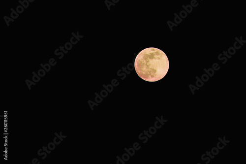 Moon in czech turist region Machuv kraj