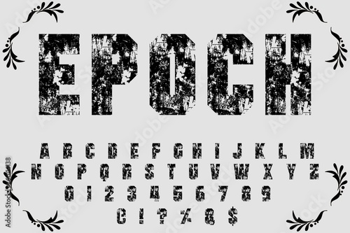 Font alphabet Script Typeface handcrafted handwritten vector label design old style.Shadow Effect.vintage Hand Drawn.Retro Typography.Vector Illustration.