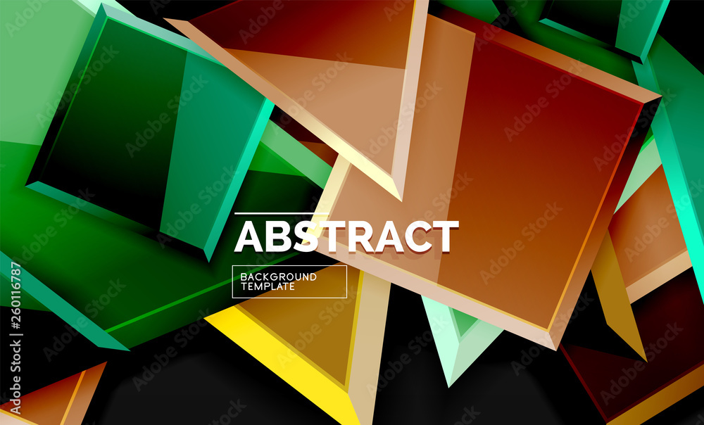 Shiny style geometric background Shiny style geometric background