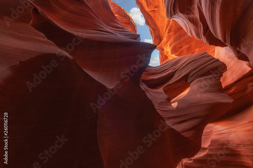 Scenic fine art of famous Antelope Canyon, Arizona, USA