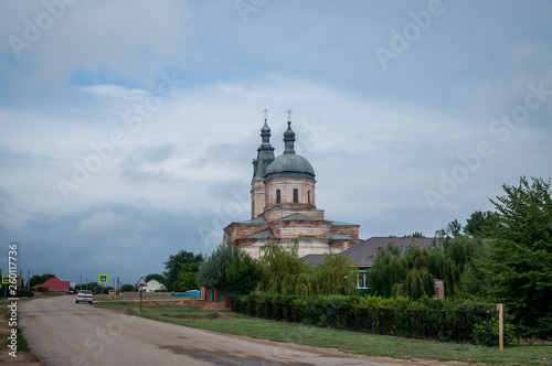 Old Orthodox Church. Church of the Intercession. Village Solenoe Zaimische
